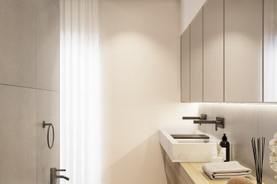 Foto di una stanza da bagno contemporanea