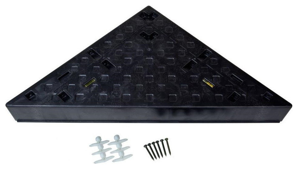 Goof Proof Ready to Tile Shower Corner Seat Shelf Foot Rest Bathroom Bench Contemporary Shower Benches Seats by Flooring Supply Shop Houzz
