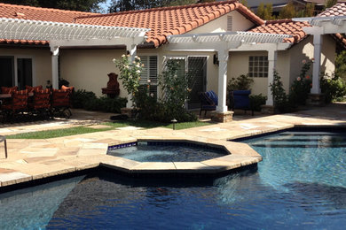 Home design - mediterranean home design idea in Los Angeles