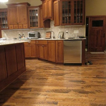 Photo Gallery of several reclaimed flooring projects