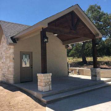 Pool cabana and new pool bathroom