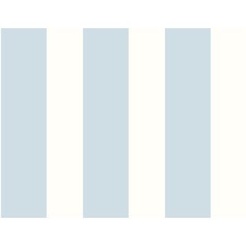 LN20412 Designer Stripe Hampton Blue Coastal Self-Adhesive Vinyl Wallpaper