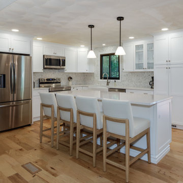 Shaker White Kitchen With Quartz