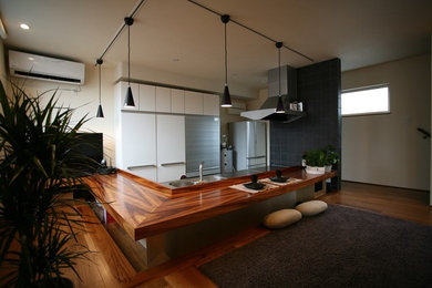 Inspiration for a modern dining room in Other.