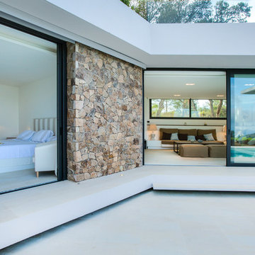 Pavimentación de vivienda privada en la Costa Brava