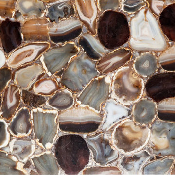 Multi Agate-Aura Semi Precious Stone