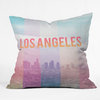 Catherine Mcdonald Los Angeles Outdoor Throw Pillow