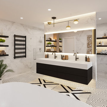 Contemporary bathroom
