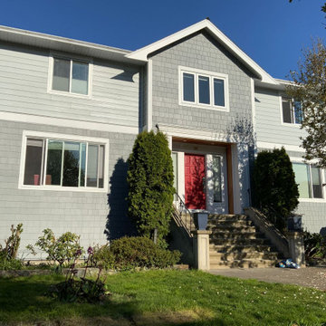 Siding Installation - James Hardie Lap and Shakes & Shingles in Gray