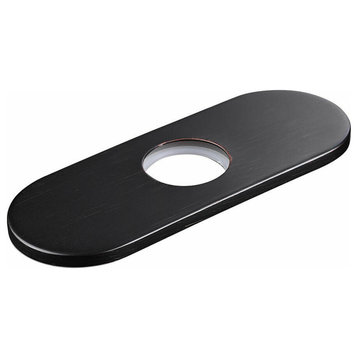 6-inch Oval Bathroom Faucet Deck Plate, Oil Rubbed Bronze
