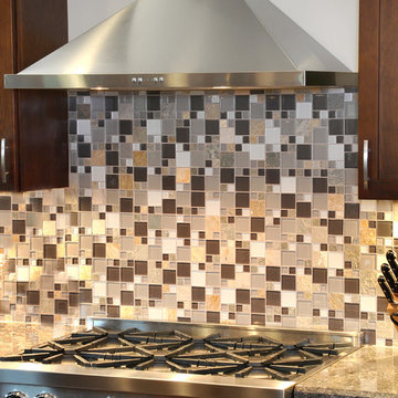 Stainless Hood & Tile Backsplash