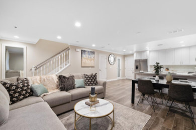 Inspiration for a modern living room remodel in Los Angeles