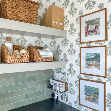 Wallpaper installation Laundry Room in Smyrna