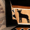 Wildlife Bear Moose Rustic Lodge Cabin Area Rug, Black, 3'6"x5'6"
