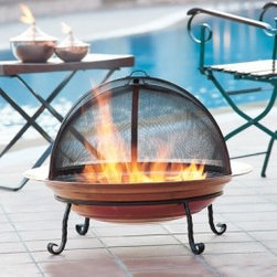 Unique Arts Solid Copper Fire Pit - Fire Pits