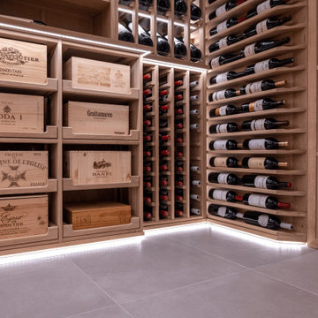 Natural Oak Wine Cellar