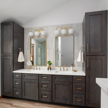 Chariot Project- Brown Bathroom