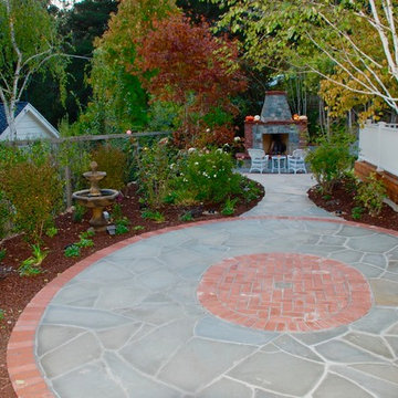 Bluestone Fireplace and BBQ, and Patio