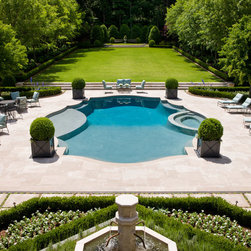 Landscaping Mediterranean Style - Outdoor Fountains And Ponds