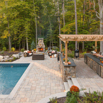 A Poolscape to be Enjoyed Year-Round