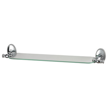 ELK HOME 131-010 Glass Shelf With Chrome Accents