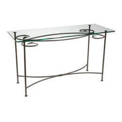 Leaf Console Table by Stone County Ironworks - Side Tables And End Tables