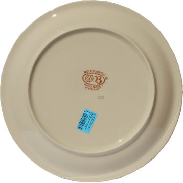 Polish Pottery Dinner Plate, Pattern Number: 914