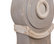 Distressed Grey Wood Grandfather Style Wall Clock