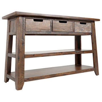 Painted Canyon Sofa Table - Distressed