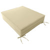 |COVER ONLY| Outdoor Piped Trim Large Deep Seat Backrest Pillow Slipcover AD103
