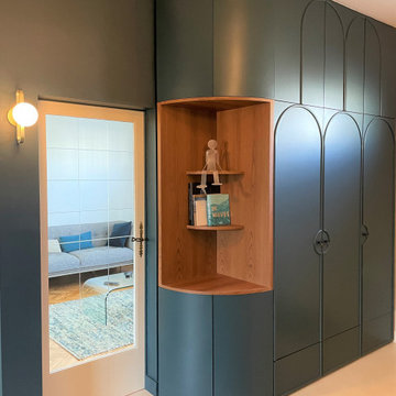 Aménagement complet de l'entrée d'une maison style Art Déco