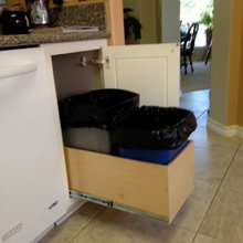 Garbage cans hide-a-way