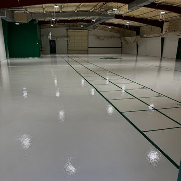 Custom Logo Epoxy Floor- Helena 4H Building