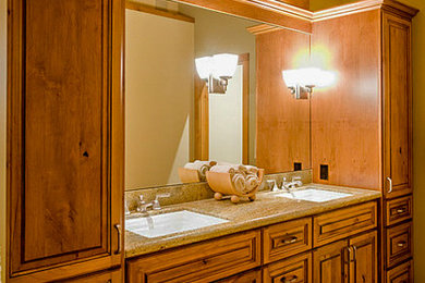 Elegant bathroom photo in Seattle