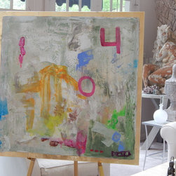 Original Abstract Painting 48 x 48 - Paintings