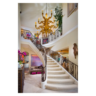 Harbor island Remodel - Mediterranean - Staircase - Orange County - by ...