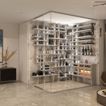 The Cube - Luxurious and Elegant Wine Cellar Creation