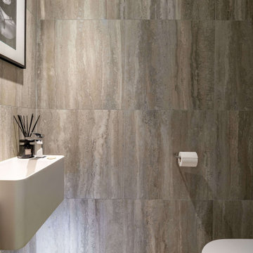 Roquebrune-Cap-Martin - Rénovation d'un appartement en rez-de-jardin traversant.