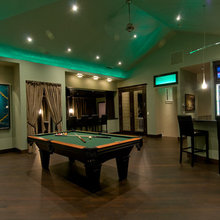 Basement/Wall of Fame/Pool table/Lip Sync Battle