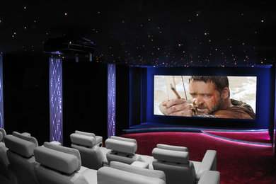 Salle de Cinéma Privée 43 m2, panneaux alu, Montpellier (34) – VOTRE CINEMA
