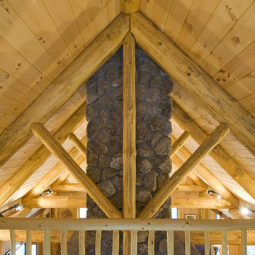 Unique Hybrid of Conventional, Timber and Log Framed Home
