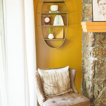 Bold Mid-Mod Living Room
