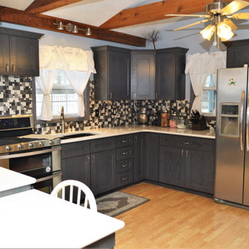 Niles, MI. BaileyTown USA Select. Rustic Grey Oak Kitchen