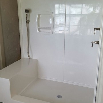 Cultured marble shower