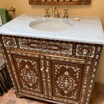 Montecito Moroccan Guest Bathroom