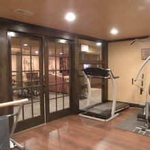 Basement Doors/Workout Room