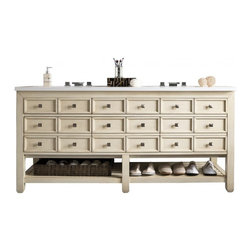 69 inch Double Sink Bathroom Vanity Vanilla Oak Finish with Snow White Quartz To - Bathroom Vanities And Sink Consoles