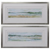 Uttermost Panoramic Seascape Framed Prints, Set of 2