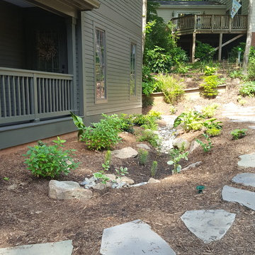 Hofelt Front Drainage and Rain Gardens