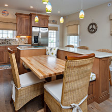 kitchen with seats